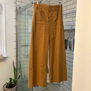 ANTHROPOLOGIE Colette wide leg pants by Maeve (purchased from anthro May 2023).